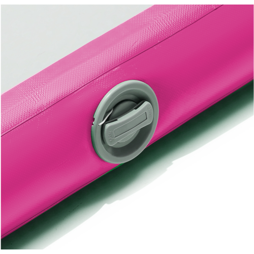  4FIZJO Air Track Mat 600 x 100 x 15 см  white-pink - фото №5